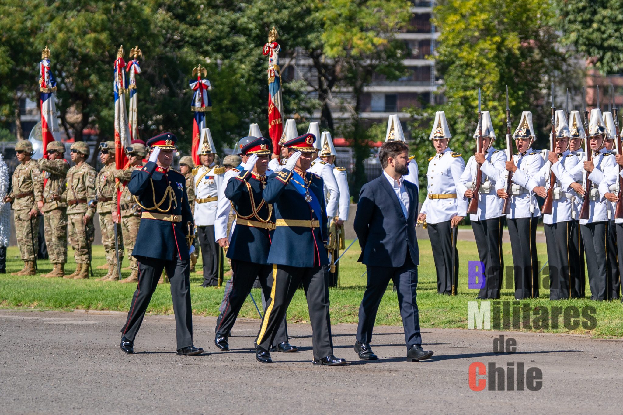 Cambio de Mando en el Ejército de Chile – Equipo Bandas Militares de Chile
